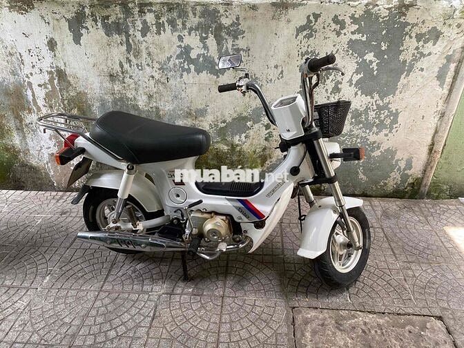 Honda Chaly màu Trắng có đề mới đẹp