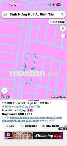 Bán gấp Nhà Mặt Tiền Đs Bình Long BTân, 55m2, 2 tầng mới ken, nhỉnh 4t