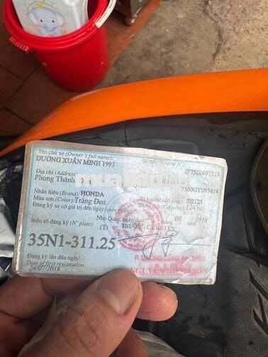 Honda SH 125 2018 màu Cam