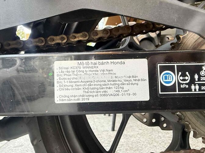 Honda Winner X 2019 Cam trắng 2846 km