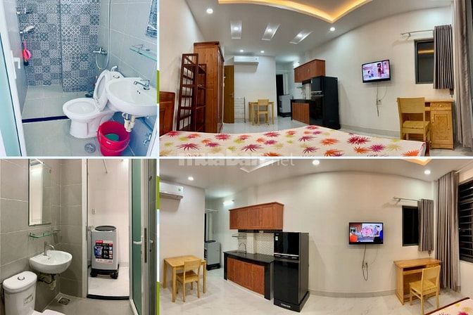 🔴CHÍNH CHỦ CHO THUÊ CĂN HỘ CAO CẤP MÁY GIẶT RIÊNG 40M2 FULL NT GÒ VẤP