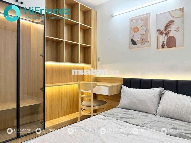 STUDIO mới đầy đủ tiện nghi, nội thất cao cấp, cửa sổ thoáng.