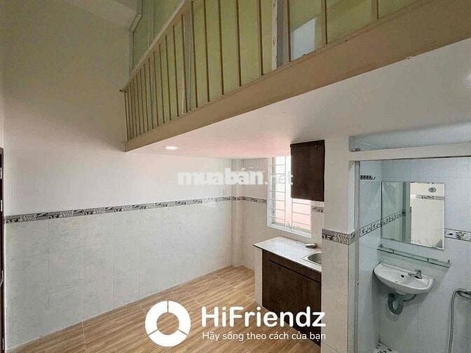 CHO THUÊ CĂN HỘ GÁC CAO ĐỨNG ĐƯỢC, FULL NỘI THẤT NGAY CẦU CHỮ Y
