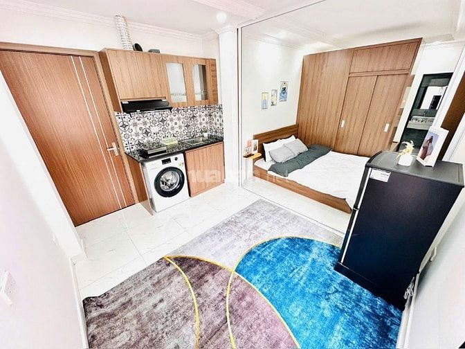 Tòa nhà ccmn xây mới phố Đại La, Dt 45m2, 5t, mt 4.8m, kinh doanh đỉnh