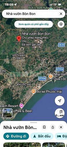 Bán đất mặt tiền Tỉnh Lộ 52 đối diện khu du lịch nhà vườn Bòn Bon