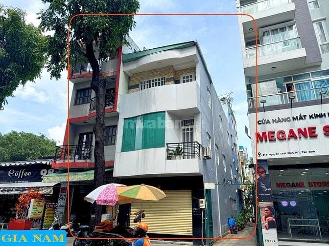 BÁN NHÀ GÓC 2 MẶT TIỀN : 214 NGUYỄN THÁI BÌNH - P. 12 - Q. TÂN BÌNH