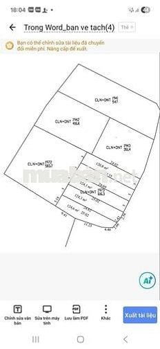 616m2 đất ở 337m2 Ngang 25m đường ô tô cách bến xe Đức Long 3 km 