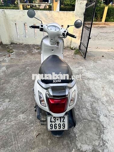 Xe máy điện SYM màu Trắng