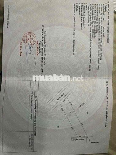 Đất Mặt Tiền Xã Bình Ninh Huyện Chợ Gạo Tỉnh Tiền Giang