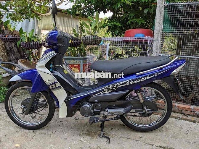 SYM Elegant 50cc Xanh trắng
