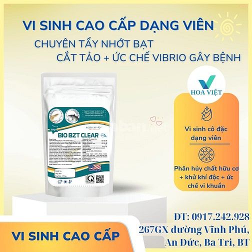 BIO BZT CLEAR VIBRIO – Vi sinh dạng viên cao cấp nhập khẩu từ Mỹ