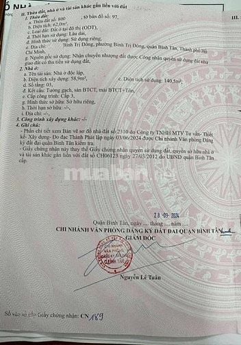 Bán nhà mới, hẻm ô tô 122 Bình Trị Đông, DT 4 x 15.5m, 3 tấm, 6.66 tỷ.