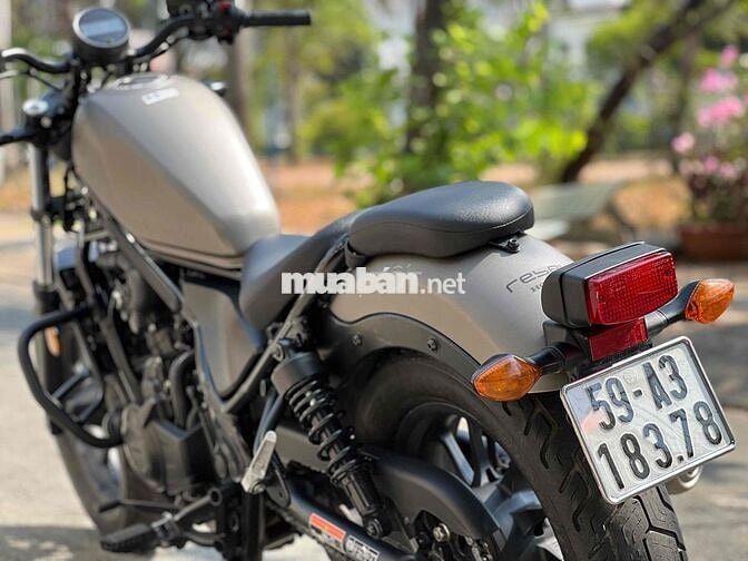 Honda Rebel 500 Xám, có giao lưu xe.