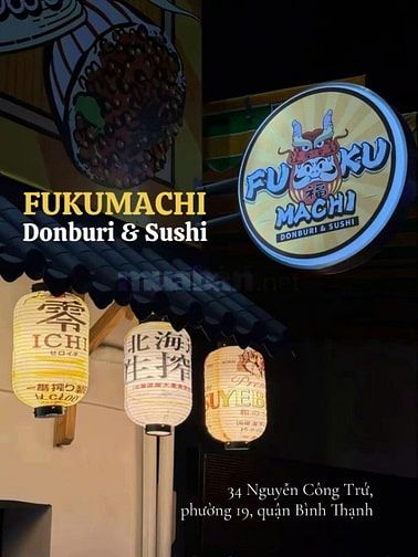 Xuất cảnh nhượng Quán sushi Nhật Bản 34 Nguyễn Công Trứ Trung Mỹ Tây