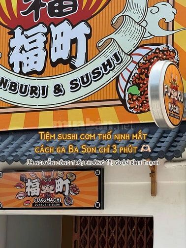 Xuất cảnh nhượng Quán sushi Nhật Bản 34 Nguyễn Công Trứ Trung Mỹ Tây