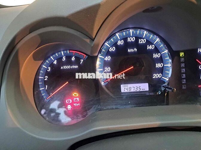 Toyota Fortuner 2013 1 cầu 140000 km Xám