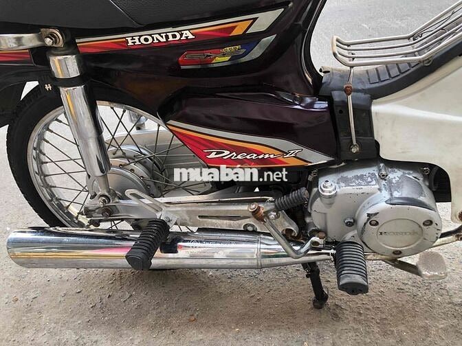 Honda Dream II thái nâu trắng