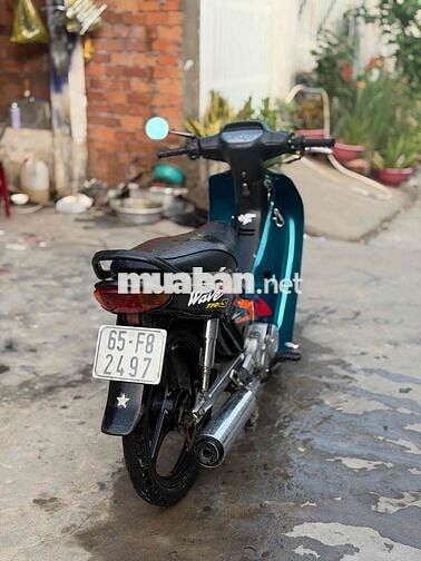 Honda Wave Xanh ngọc biển 65 máy êm bình đề new