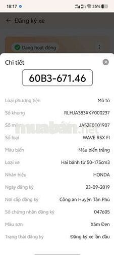 Honda Wave RSX 2019 Đen