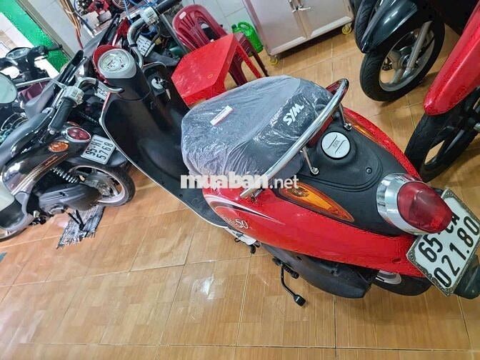 SYM Elite 50 Đỏ trắng