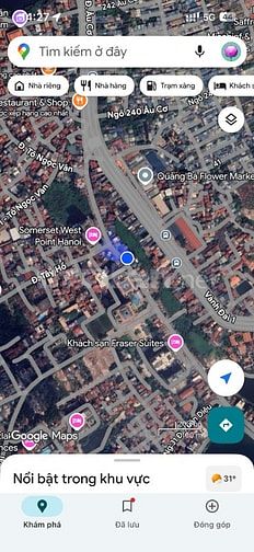 MẶT TIỀN 20M – XUÂN DIỆU TÂY HỒ, KHÔNG CÓ LÔ THỨ 2