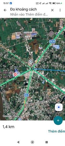 Định Cư Bán 177m2 Đất Thổ Cư Mặt Tiền Đường 20m ở TP Tân An Long An