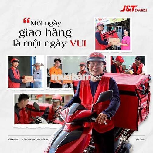 J&T EXPRESS TUYỂN DỤNG SHIPPER GIAO HÀNG 