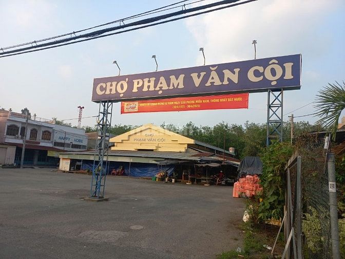 Bán đất mặt tiền Bùi Thị Điệt,  Củ Chi, 9x65m thổ cư 100%, vuông vức