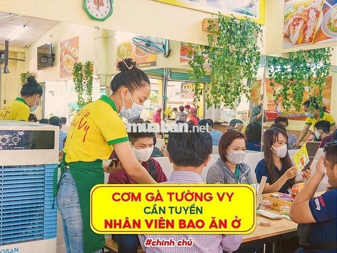 🔥 CƠM GÀ TƯỜNG VY tuyển Lương 8TR3–10TR + BAO ĂN Ở
