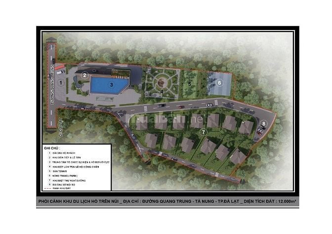 Siêu quỹ đất 1,2ha, MT đường Nguyễn Đình Quân, P. Cam Ly - Đà Lạt