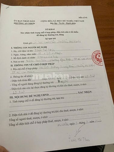 Bán nhà giấy kê khai 1999 hxh ngay nhà thờ Bến Hải, Gò Vấp