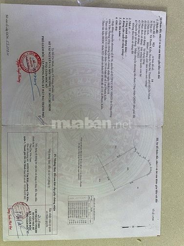 Bán gấp đất đối diện Phú mĩ hưng