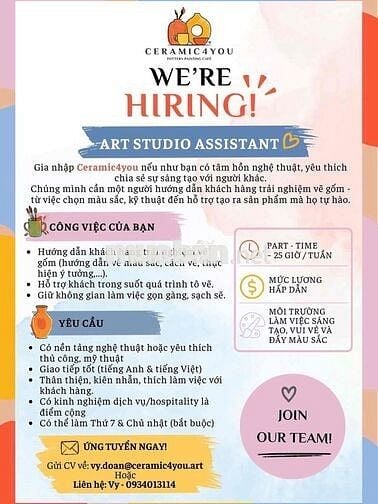 TUYỂN TRỢ LÝ WORKSHOP