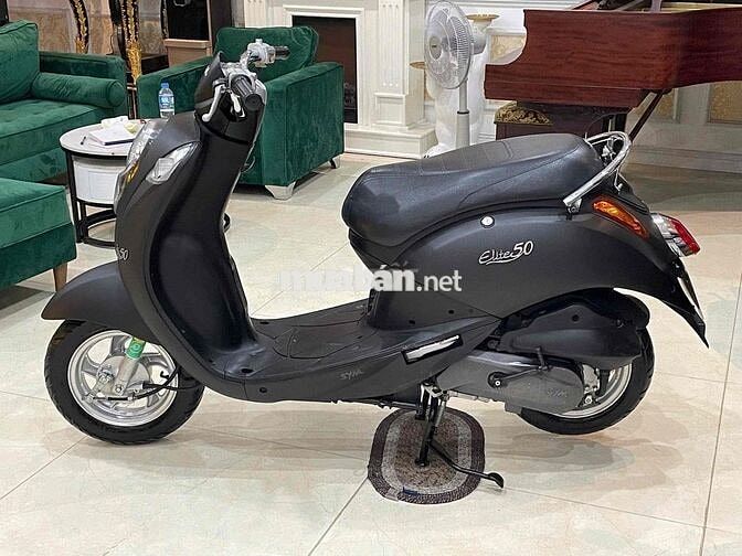 XE MÁY 68 - SYM Elite 2020 Đen Mờ