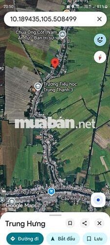 Bán nhanh nền thổ cư 310m2 thuộc Xã Trung Thạnh, Cần Thơ 