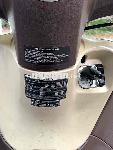 Honda SH Mode 2014 màu Kem