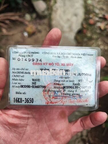 Honda Wave 100 2004 may zin chat Vang don moi 99%