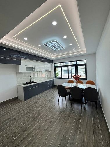 Nhà Phố 4 Lầu 4.1x16m Mới 1 sẹc 7M thông Đường Gò Xoài 