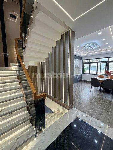 Nhà Phố 4 Lầu 4.1x16m Mới 1 sẹc 7M thông Đường Gò Xoài 