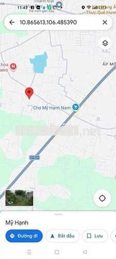Đất 10 x 29,10m hẻm ôtô đường Giồng Lớn - Gần chợ Mỹ Hạnh Nam