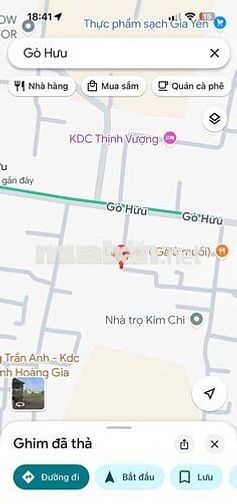 Bán lô đất đường Gò Hưu Mỹ Hạnh Nam Đức Hòa Long An (khu Cầu Lớn)