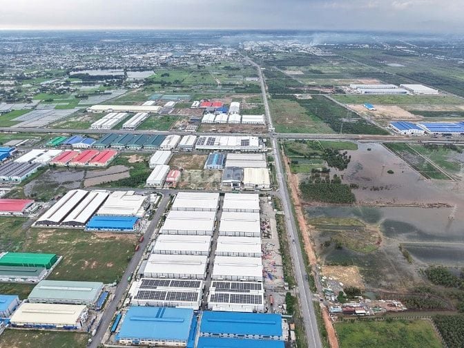 BÁN ĐẤT KCN ĐỨC HÒA, TIẾP NHẬN XI MẠ DỆT NHUỘM GIÁ TỐT