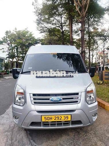 Ford Transit 2014 Bạc 16 chỗ