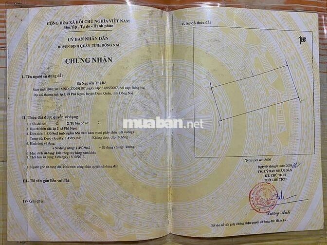 Đất thổ cư mặt tiền quốc lộ 20