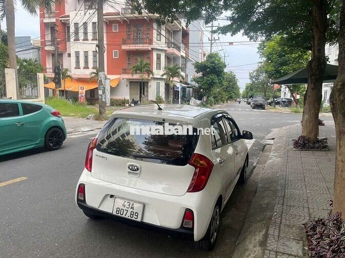 Kia Morning Trắng Số sàn, đời 2015 xe đẹp lợi xăng