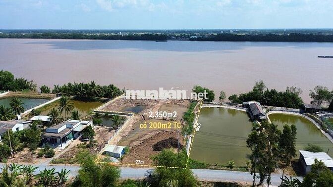 2.350m² ven sông – có thổ cư, có kè – giá nào cho nhà đầu tư nhanh?