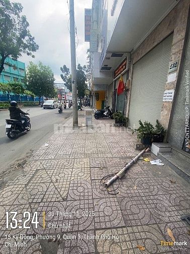 Căn góc 2 MT Lý Chính Thắng, Q 3. Đoạn 2 chiều, 5 tầng. Giá 9,9 tỷ BL
