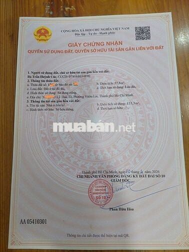 Nhà mới xây quận 10 - 4x12 - NỞ HẬU 9 - Giá 7,9 tỷ tl