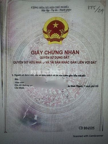 Nhà HXH, 4,5m dài 17m đúc 3 tấm rưỡi suốt sổ hồng chính chủ 1 đời