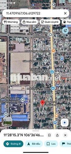 2 lô liền kề kinh doanh được ngay mặt tiền nhựa lớn sát KCN Minh Hưng
